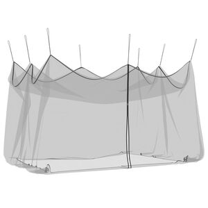 vidaXL Rede de Mosquito para Jardim 220 mesh Preto 3 x 4,5 x 2,5 m
