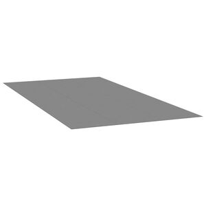 vidaXL Pano para ch&atilde;o de piscinas 640x321 cm poli&eacute;ster geot&ecirc;xtil cinza