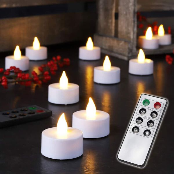 HI Velas pequenas com comando 10 pcs