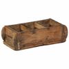 vidaXL Tabuleiro Castanho 30 x 14 x 9 cm Madeira Refor&ccedil;ada S&oacute;lida