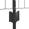 vidaXL Cerca com Poste Cinzeto 0,4 x 50 m A&ccedil;o e PVC