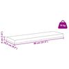 vidaXL Prateleira de Parede 4 pcs Bege 80 x 23,5 x 4 cm