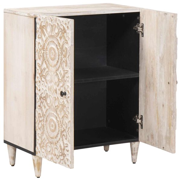 vidaXL Buffet de Armazenamento Branco 60 x 33,5 x 75 cm