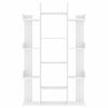 vidaXL Estante 86x25,5x140 cm derivados de madeira branco