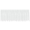 vidaXL Cortina de Renda Branco 120 x 400 cm Poli&eacute;ster