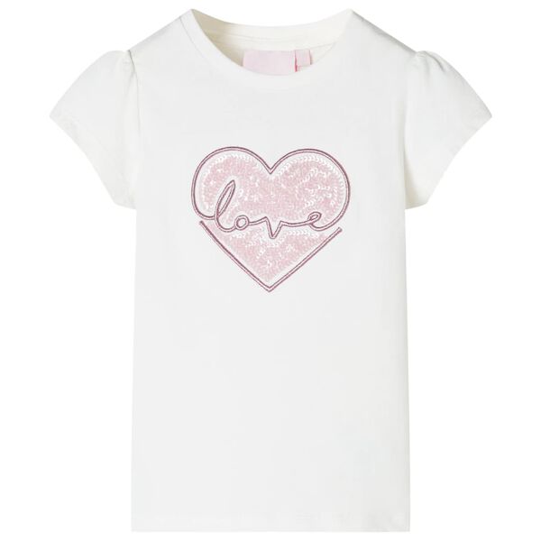 T-shirt infantil cor cru 104