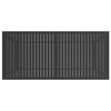 vidaXL Mesa de jardim 190x80x72 cm aço antracite