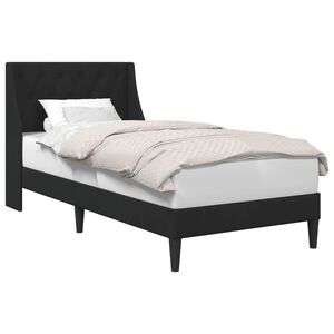 vidaXL Estrutura da Cama com cabeceira Preto 80 x 200 cm Veludo