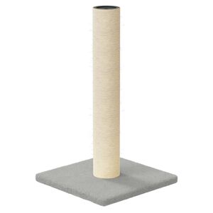 vidaXL Poste arranhador para gatos 22x22x45 cm cinza-claro