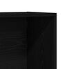 vidaXL | Gabinete de Livros | Carvalho preto 36 x 30 x 143 cm
