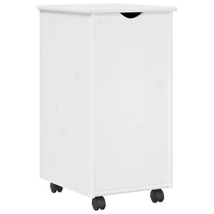 vidaXL Arm&aacute;rio M&oacute;vel Branco 34 x 39 x 65,5 cm Madeira de Pinho S&oacute;lido
