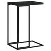 vidaXL Mesa de centro 40x30x59 cm derivados de madeira preto