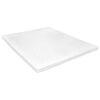 vidaXL Sobrecolch&atilde;o 160x200 cm perfil estilo ovo em espuma fria 6 cm
