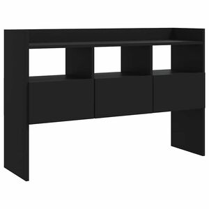 vidaXL Aparador 105x30x70 cm derivados de madeira preto