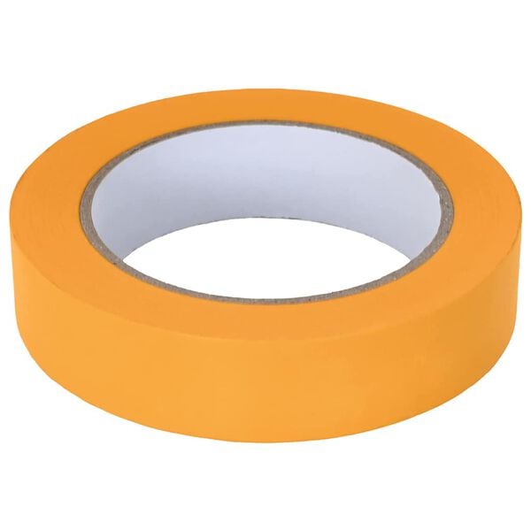 vidaXL Fitas de M&aacute;scara para Pintores 50 pcs Amarelo 25mm x 50m Papel