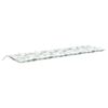 vidaXL Almofad&otilde;es banco jardim 2 pcs 200x50x7 cm tecido padr&atilde;o folhas