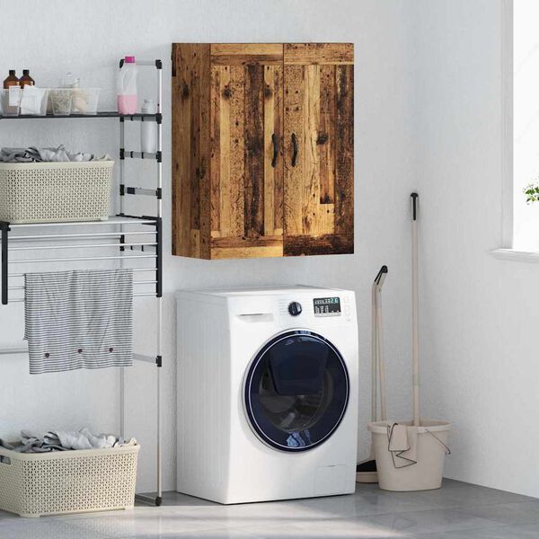 vidaXL Arm&aacute;rio de parede Madeira Antiga 69,5 x 34 x 90 cm