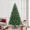 vidaXL &Aacute;rvore de Natal Artificial Verde 240 cm PVC, A&ccedil;o e Pl&aacute;stico