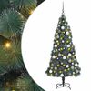 vidaXL &Aacute;rvore de Natal Artificial Pr&eacute;-iluminada com Conjunto de Bolas