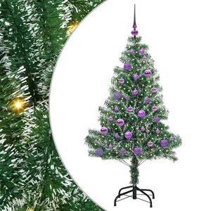 vidaXL &Aacute;rvore de Natal Artificial Coberta de Neve com Luzes de LED