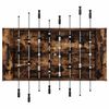 vidaXL Mesa de Futebol Carvalho Defumado 146,5 x 74 x 85 cm