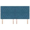 vidaXL Cabeceira com cabeceira Azul Escuro 180 cm Couro Sint&eacute;tico