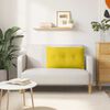 vidaXL Travesseiro para Costas Amarelo 80 x 50 cm
