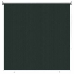 vidaXL Persiana Rol&ocirc; Externa com Bloco de 90% UV Verde-Escuro HDPE