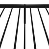 vidaXL Estrutura de cama com cabeceira e p&eacute;s 80x200 cm metal preto