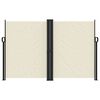 vidaXL Toldo lateral retrátil 160x600 cm cor creme