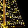 vidaXL &Aacute;rvore de Natal com 100 LEDs Branco quente 120 cm PET