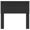 vidaXL Cabeceira Carvalho Preto 90 cm Madeira processada