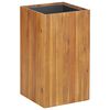 vidaXL Vaso/floreira de jardim 33,5x33,5x60cm madeira de ac&aacute;cia maci&ccedil;a