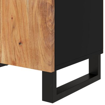 vidaXL Mesa de cabeceira 50x33x60 cm acácia maciça/derivados madeira
