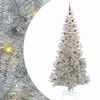 vidaXL &Aacute;rvore de Natal com 300 LEDs com suporte Prateado 240 cm PET