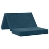 vidaXL Sof&aacute; Cama Dobr&aacute;vel 80 x 67 x 45 cm Azul
