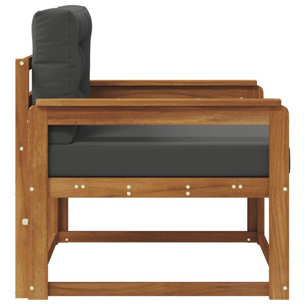 vidaXL Sof&aacute; M&eacute;dio Externo Madeira S&oacute;lida de Ac&aacute;cia Natural