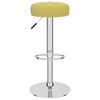 vidaXL Bancos de bar 2 pcs tecido verde