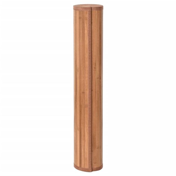 vidaXL Tapete retangular 100x400 cm bambu cor natural