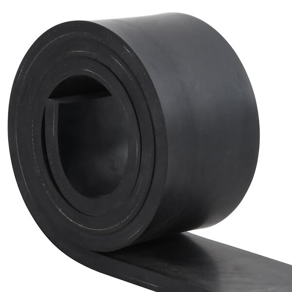 vidaXL Borda de borracha para limpa-neves 150x8x1 cm preto