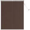 vidaXL Cortina Veneziana Marrom Escuro com Padr&atilde;o 150 x 110 cm PVC