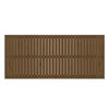 vidaXL Cabeceira de parede 204x3x90 cm pinho maci&ccedil;o castanho-mel