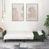 vidaXL Sof&aacute;-cama de 2 lugares veludo verde-escuro