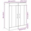 vidaXL Arm&aacute;rio de parede Carvalho Preto 69,5 x 34 x 90 cm