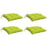 vidaXL Almofad&otilde;es m&oacute;veis de paletes 4pcs tecido oxford verde brilhante