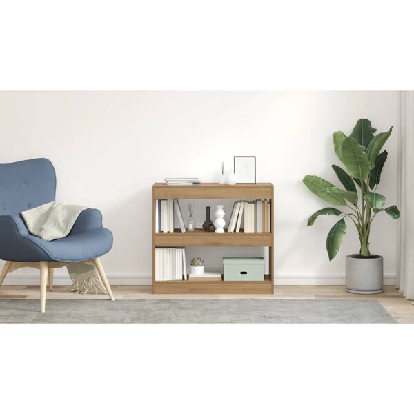 vidaXL Arm&aacute;rio/divis&oacute;ria de quarto carvalho artesanal 80x30x72 cm