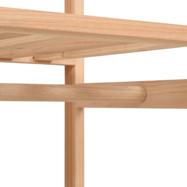 vidaXL Roupeiro/guarda-roupa 3 prateleiras 110x40x170 cm