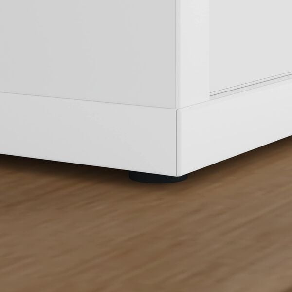 vidaXL Pads para P&eacute;s de M&oacute;veis 12 pcs Preto &Oslash; 14 x 4 mm EVA