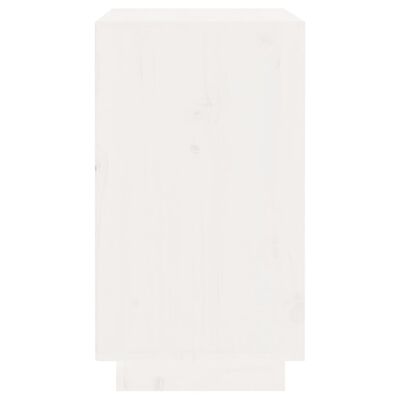 vidaXL Garrafeira 55,5x34x61 cm madeira de pinho maciça branco