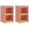 vidaXL Arm&aacute;rios de cozinha p/ exterior 4 pcs madeira de douglas maci&ccedil;a